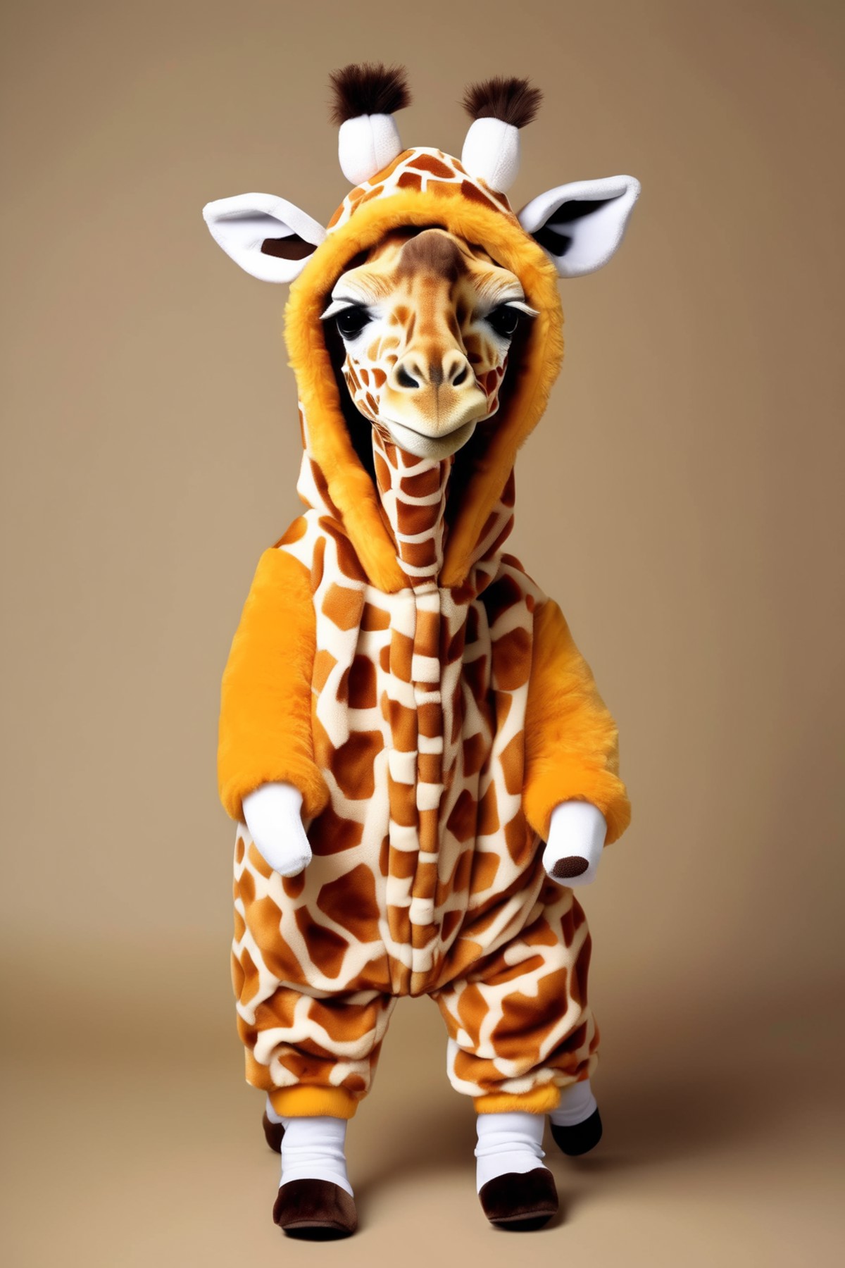 <lora:Dressed animals:1>Dressed animals - a giraffe wearing a giraffe costume